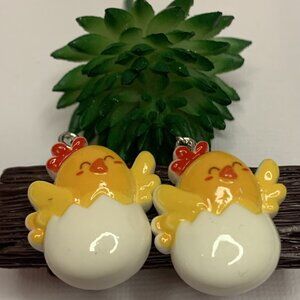 Chick Earring, Easter Earring, Easter Egg Earring, Easter Basket Gift, Egg